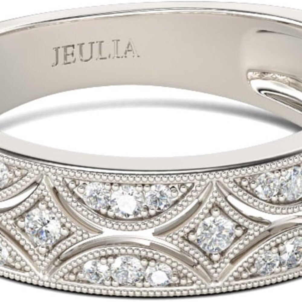 Womens Sterling Silver Wide Eternity Ring Wedding Band 8 Women Jewelry Gift